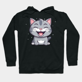 Cute antidepressant cat Hoodie